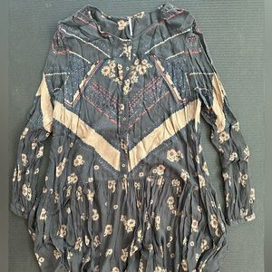 Free People Drop Waist mini dress